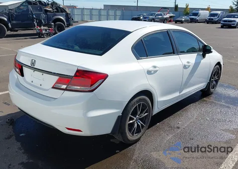 2013 Honda Civic Lx z USA, uszkodzony, nr VIN 19XFB2F54DE237767